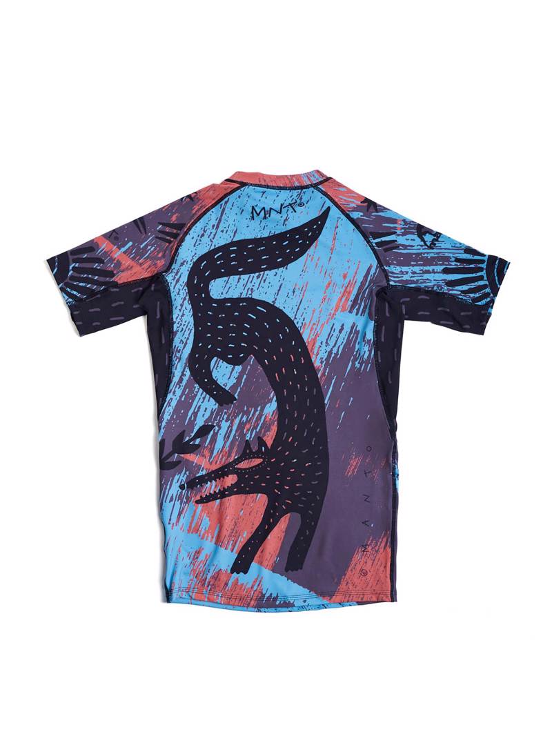 MANTO livings RASHGUARD -red
